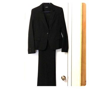 Tahari black pant suit